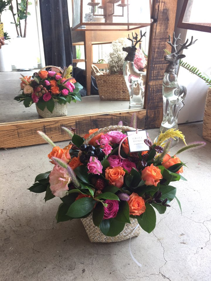 <Selection> Flower Basket - Orange