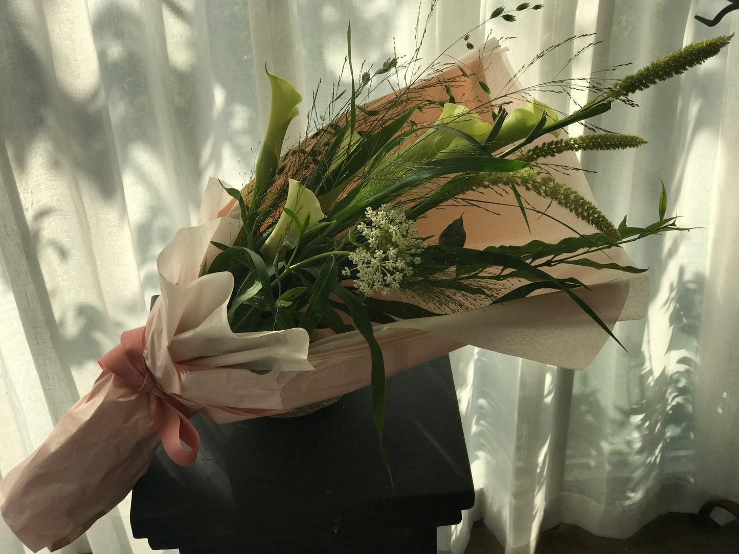 <Selection> Wrapped Bouquet - White and Pastel