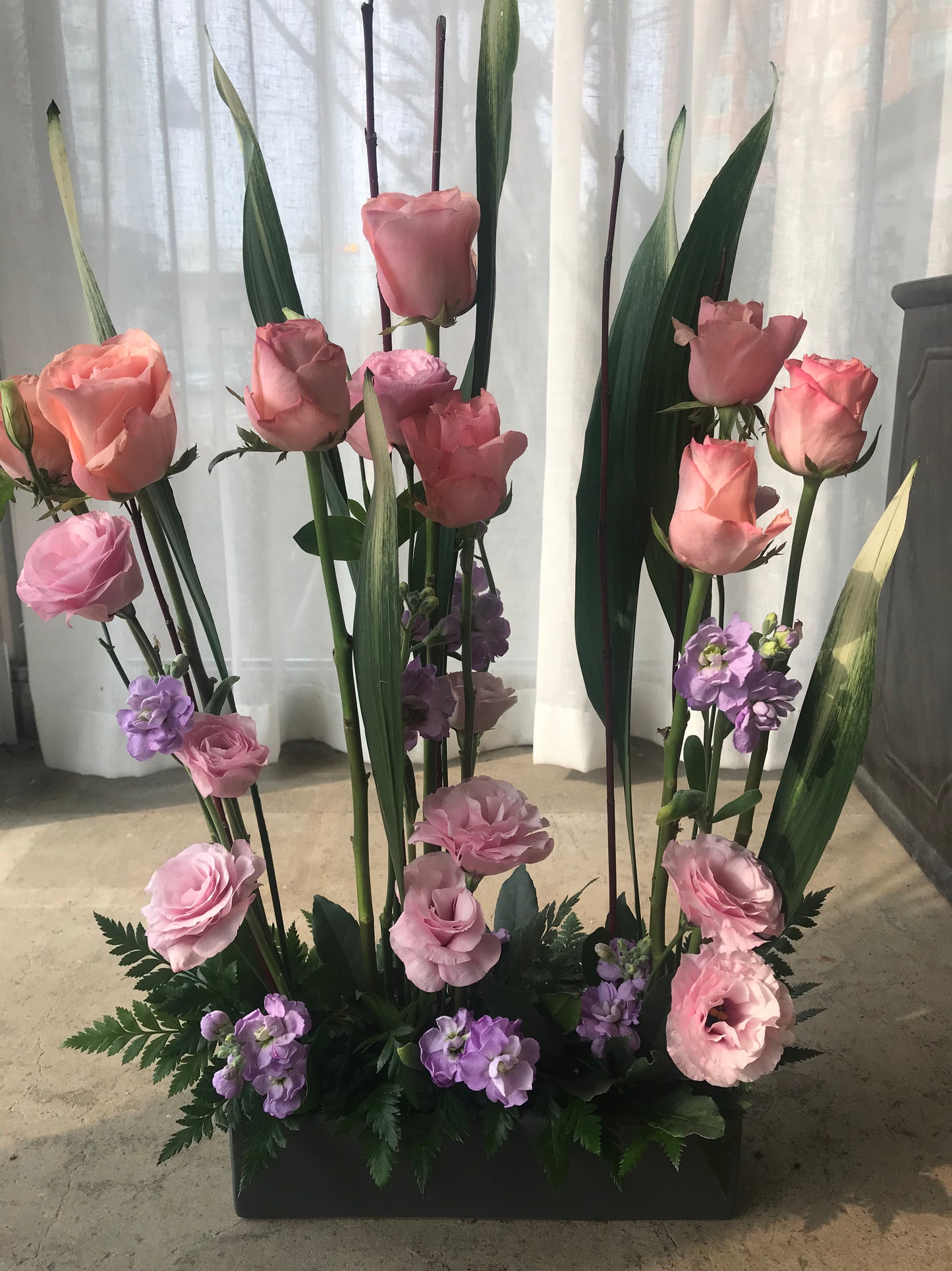 Funeral flower arrangement