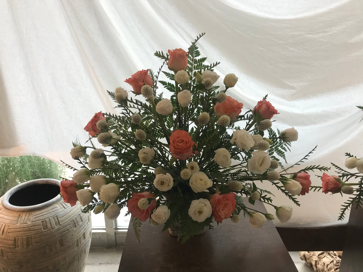 Funeral flower arrangement