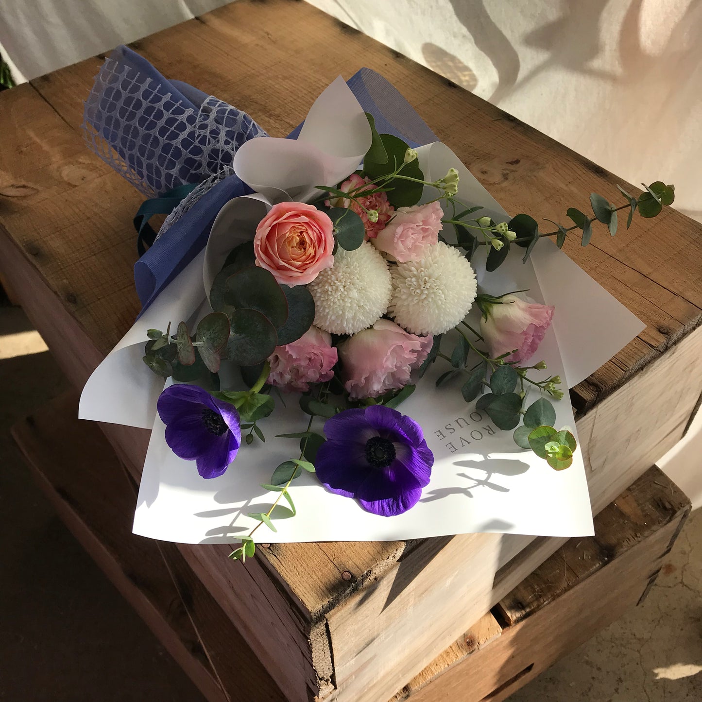 <Selection> Wrapped Bouquet -  Multicolored