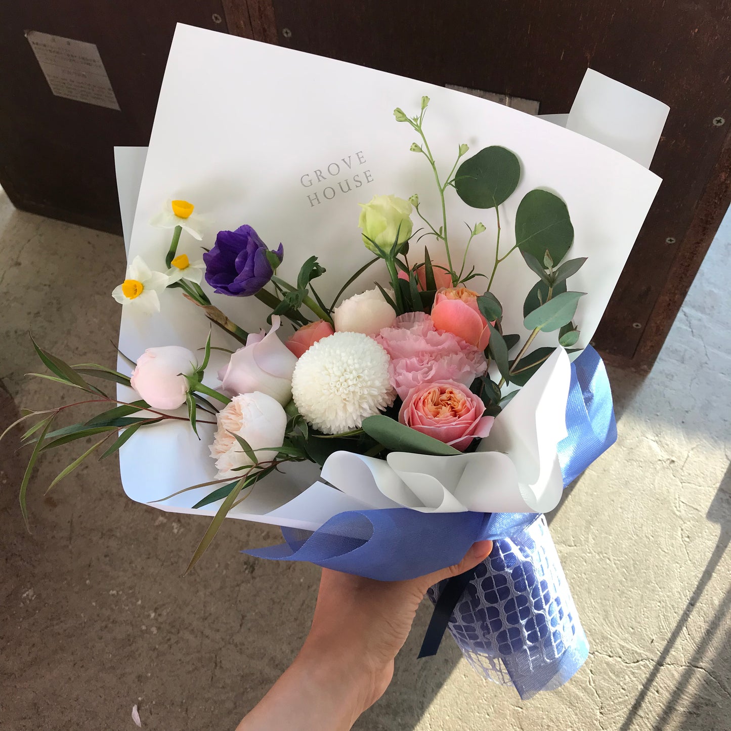 <Selection> Wrapped Bouquet -  Multicolored