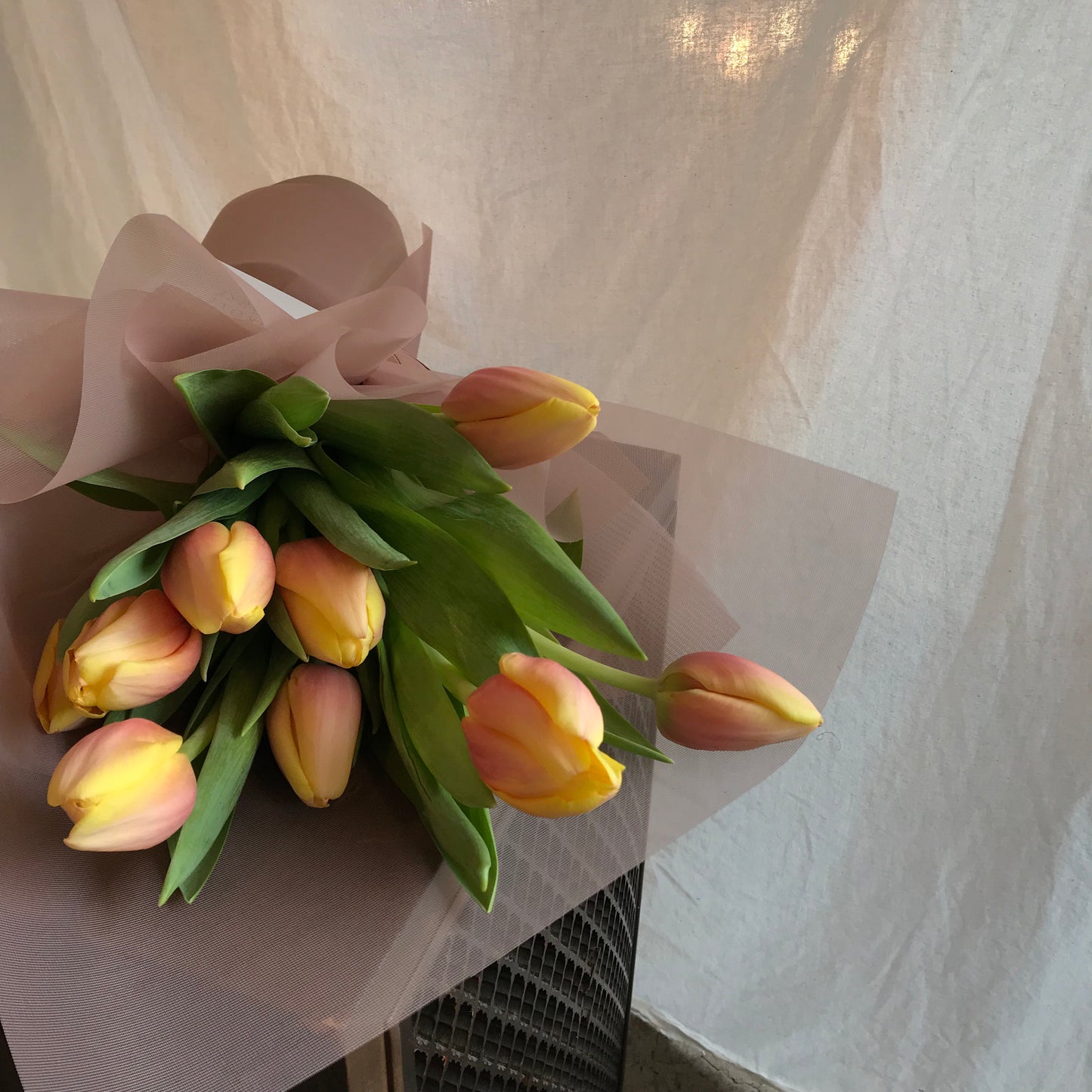 <Selection> Wrapped Bouquet - Orange