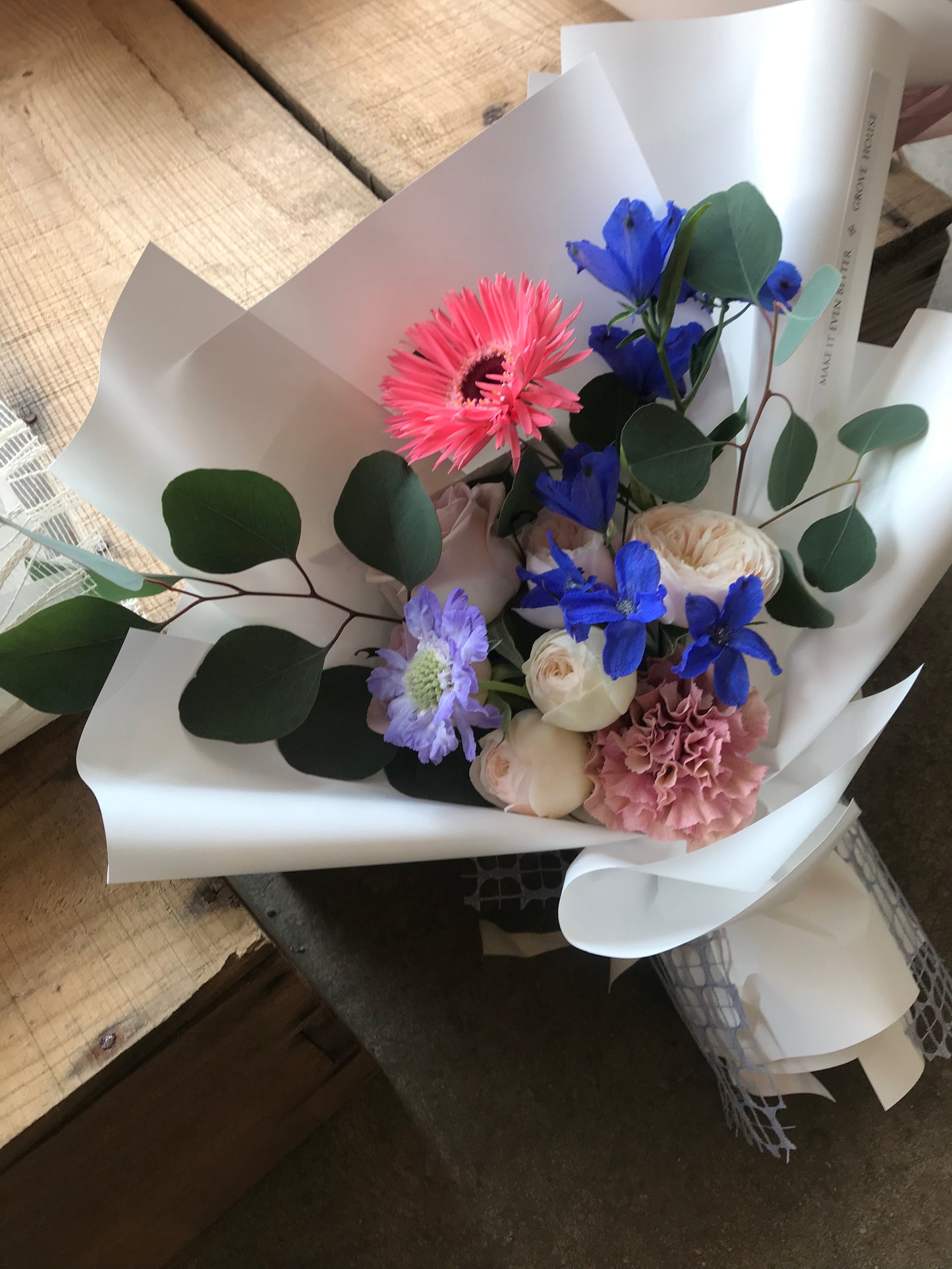 <Selection> Wrapped Bouquet -  Multicolored