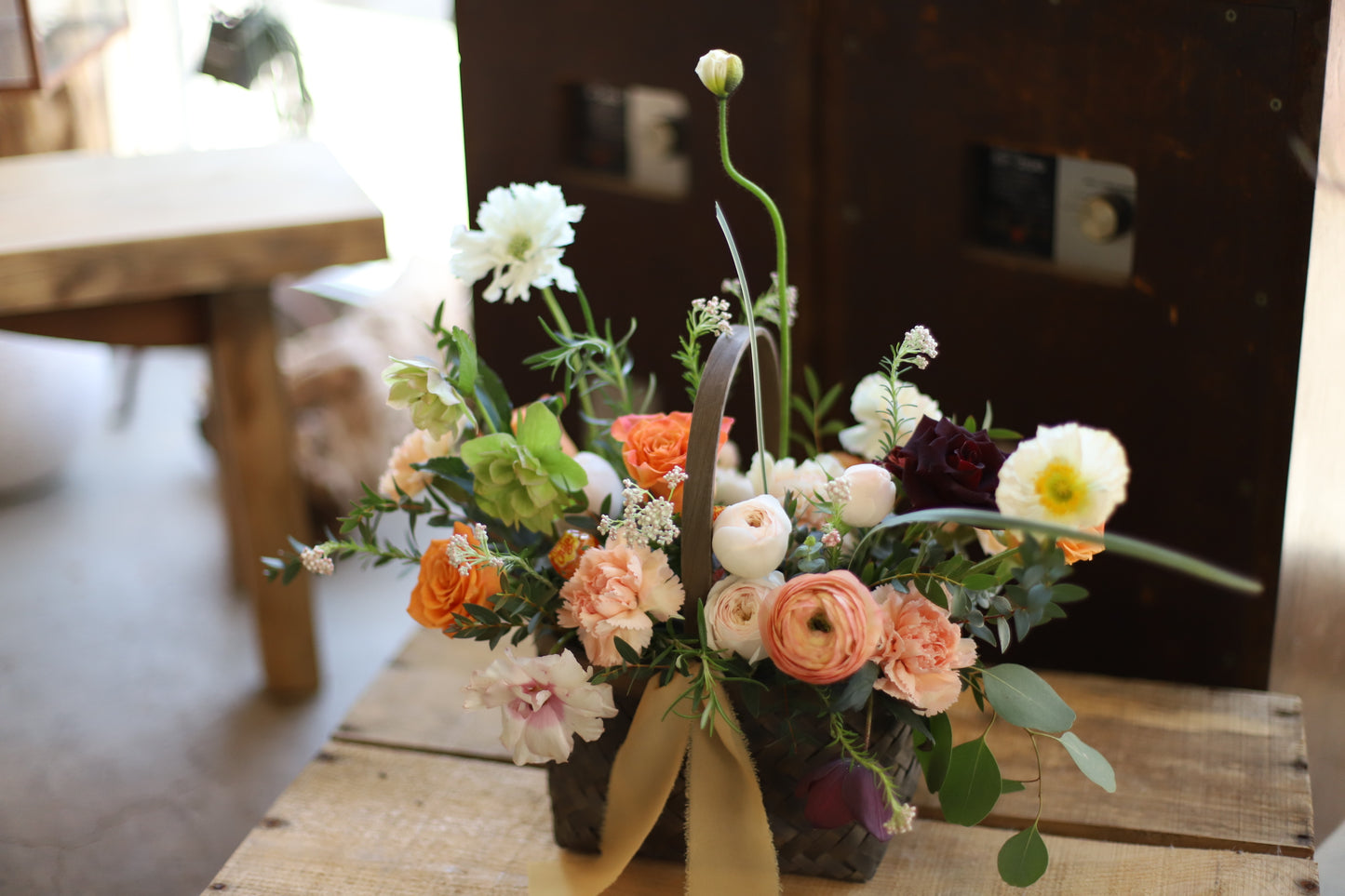 <Selection> Flower Basket - Orange