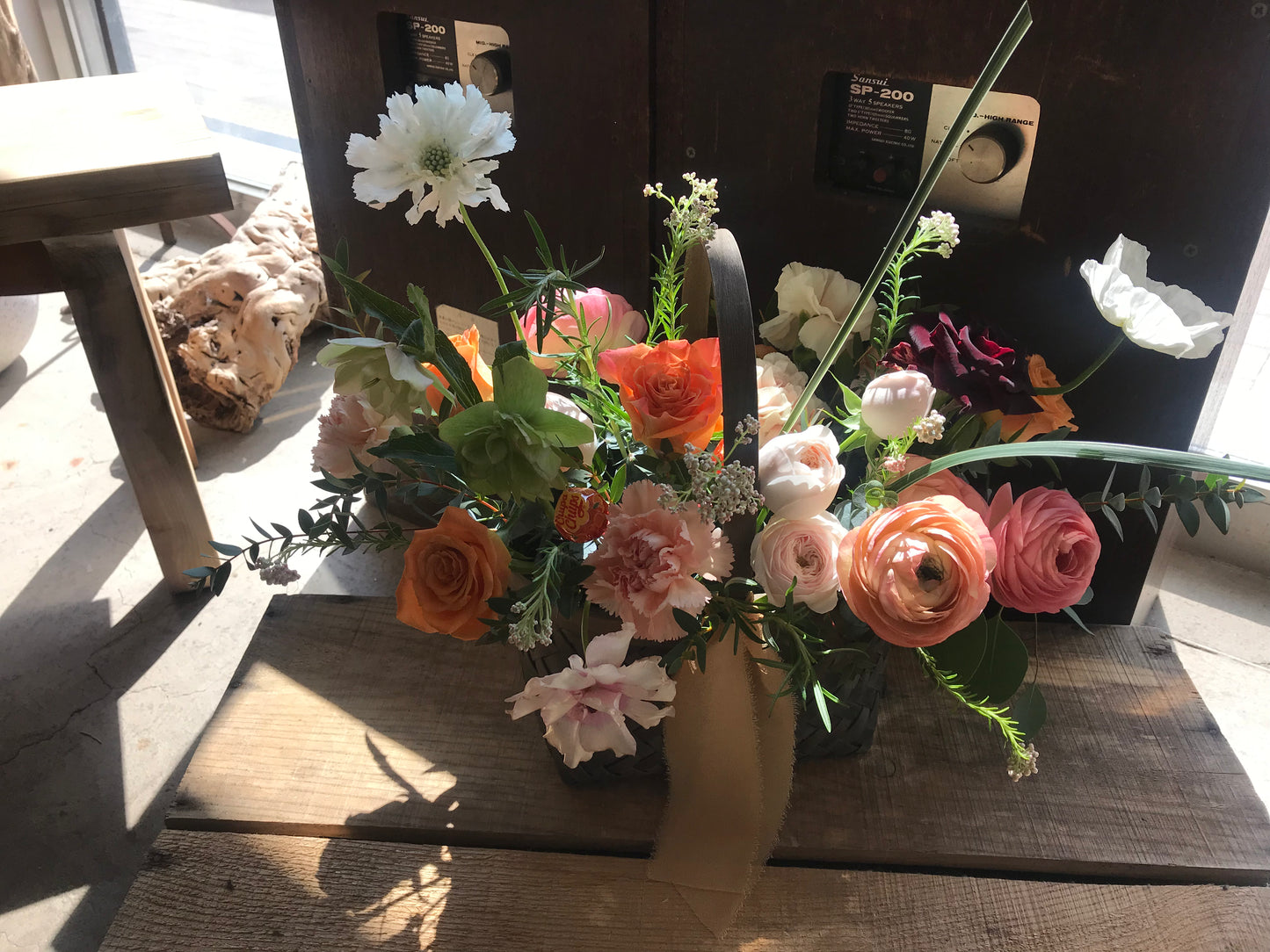 <Selection> Flower Basket - Orange