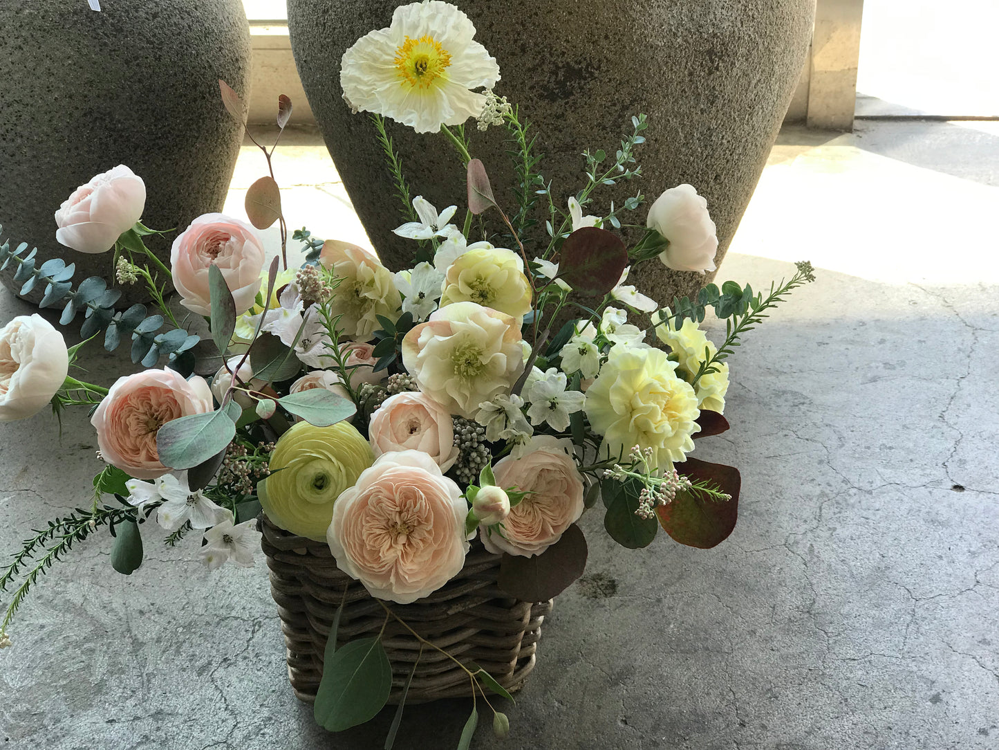 <Selection> Flower Basket - Yellow