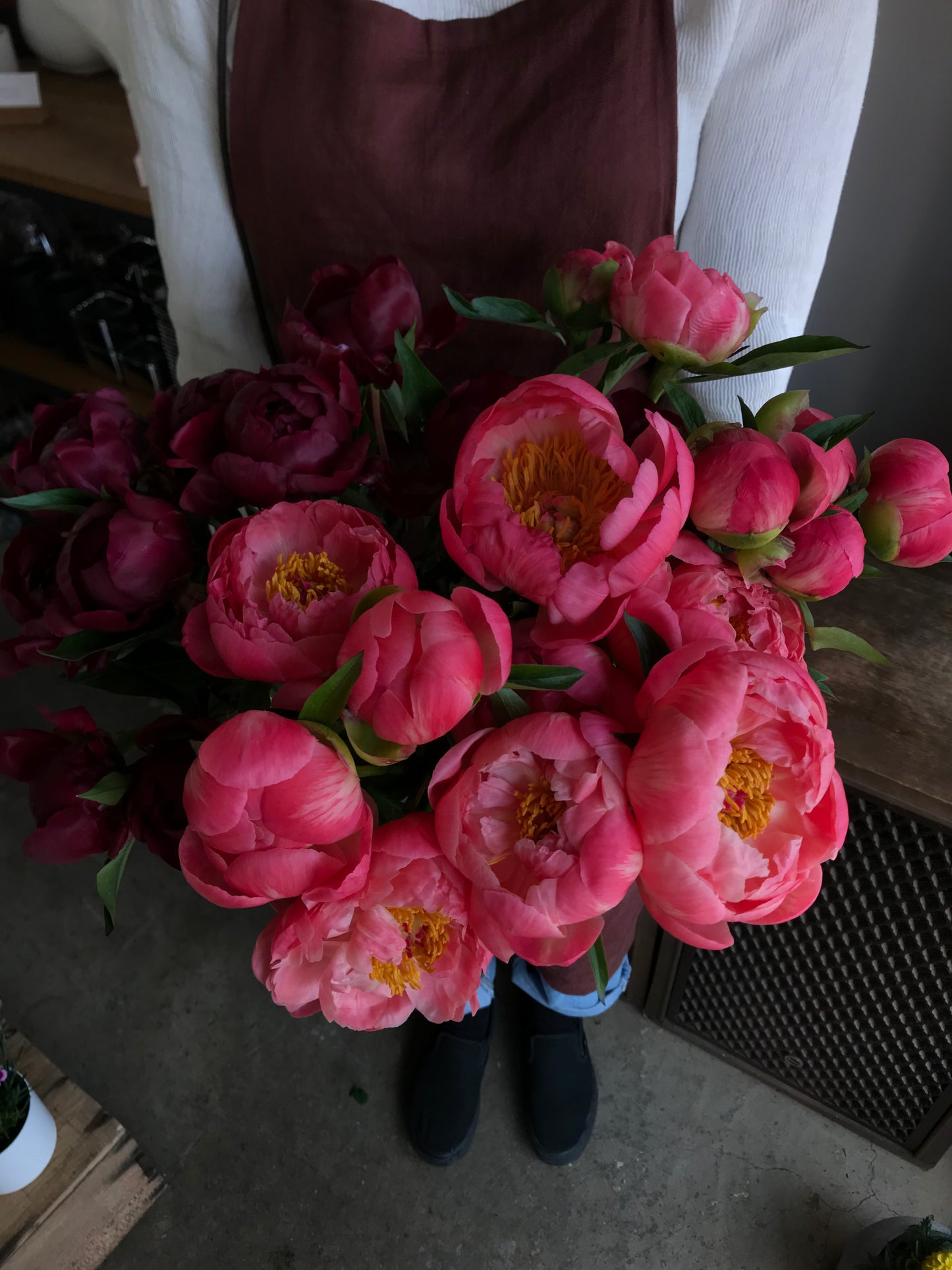 <Selection> Wrapped Bouquet - Orange