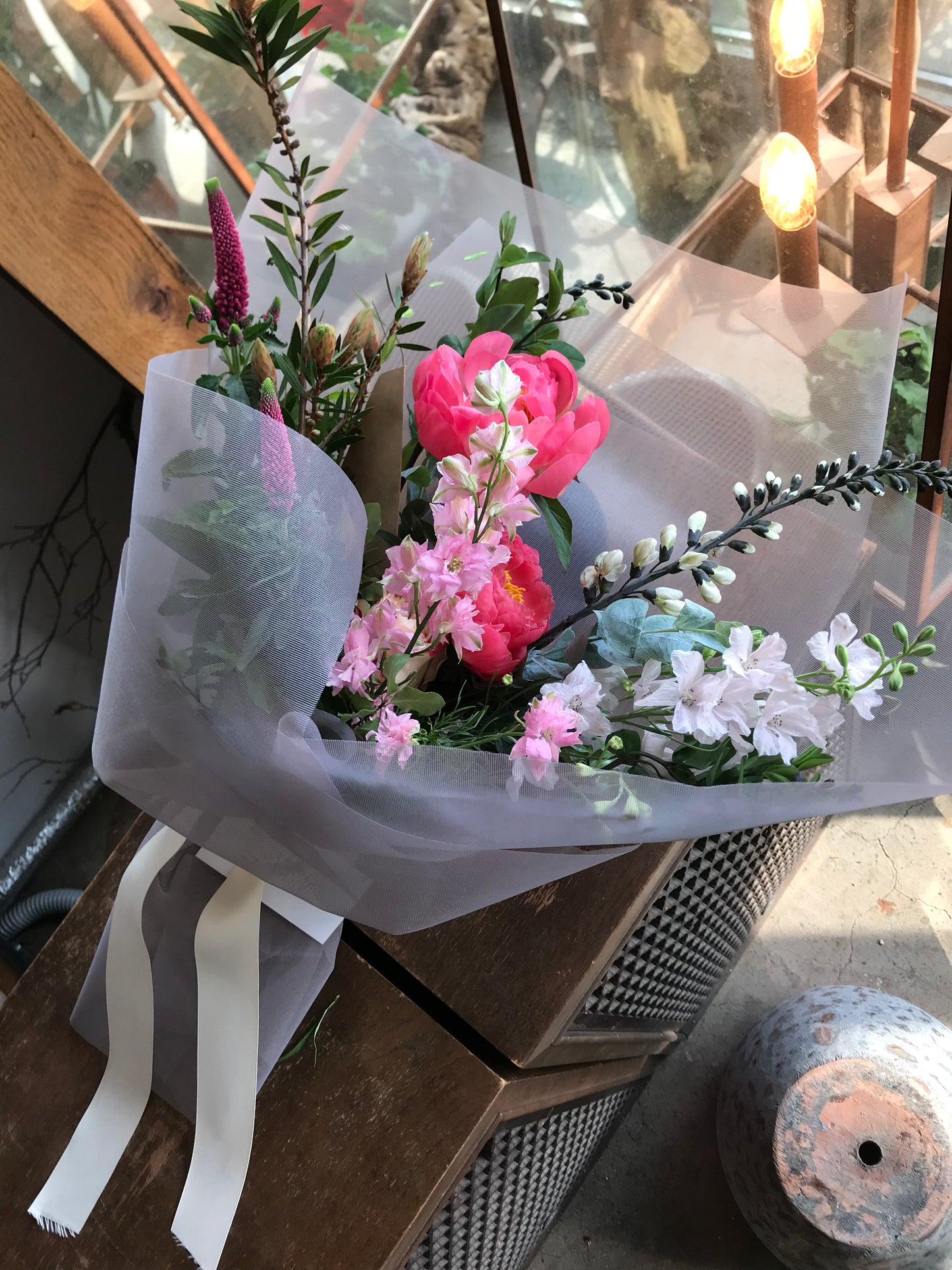 <Selection> Wrapped Bouquet -  Multicolored