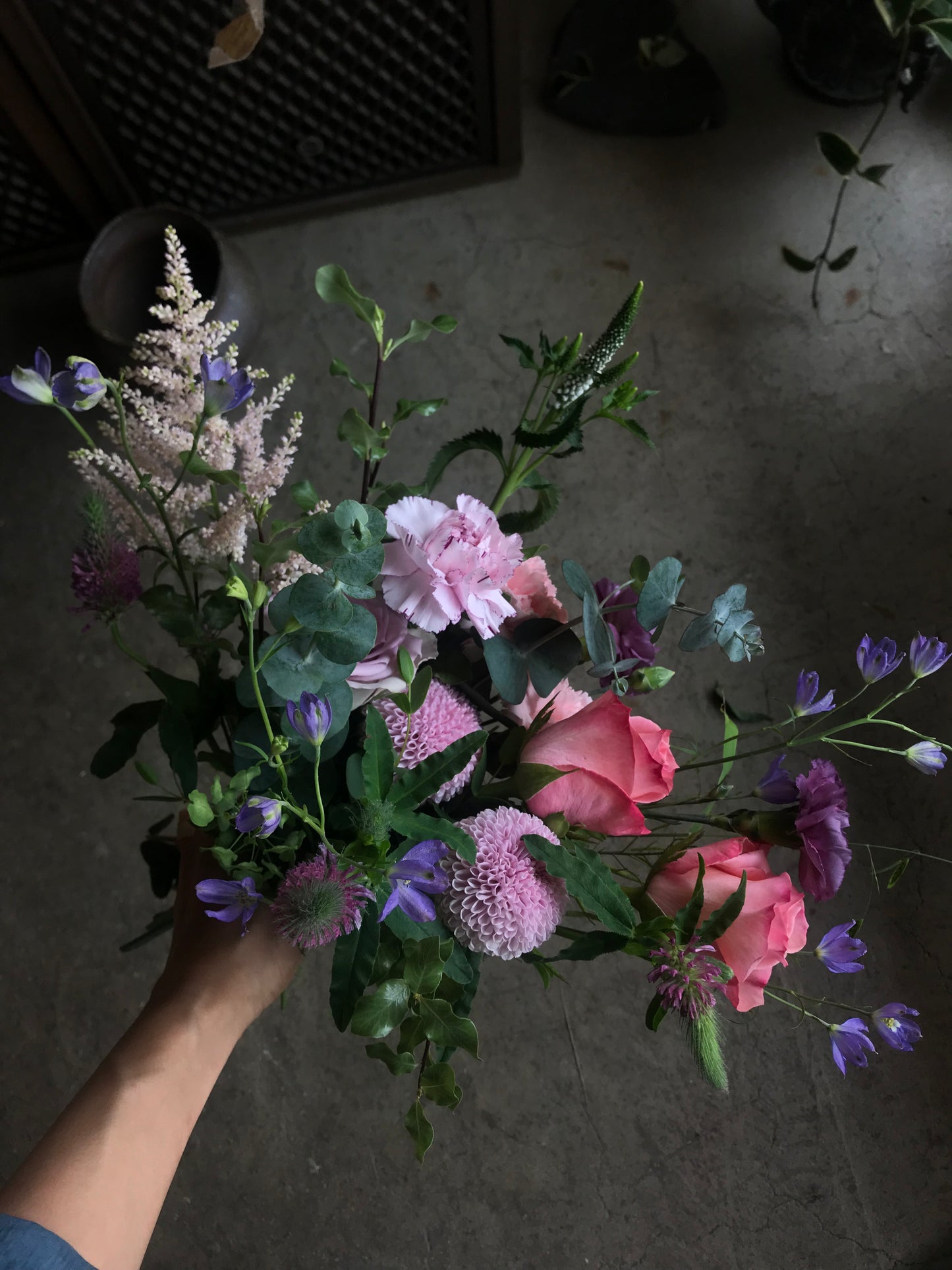 <Selection> Wrapped Bouquet -  Multicolored