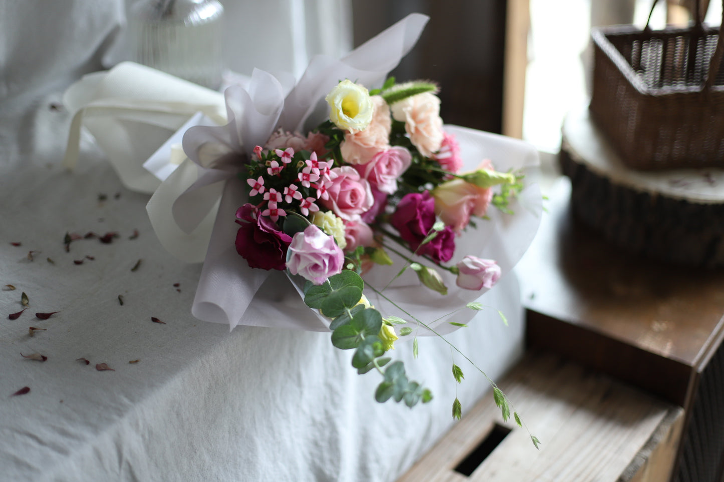 <Selection> Wrapped Bouquet -  Multicolored