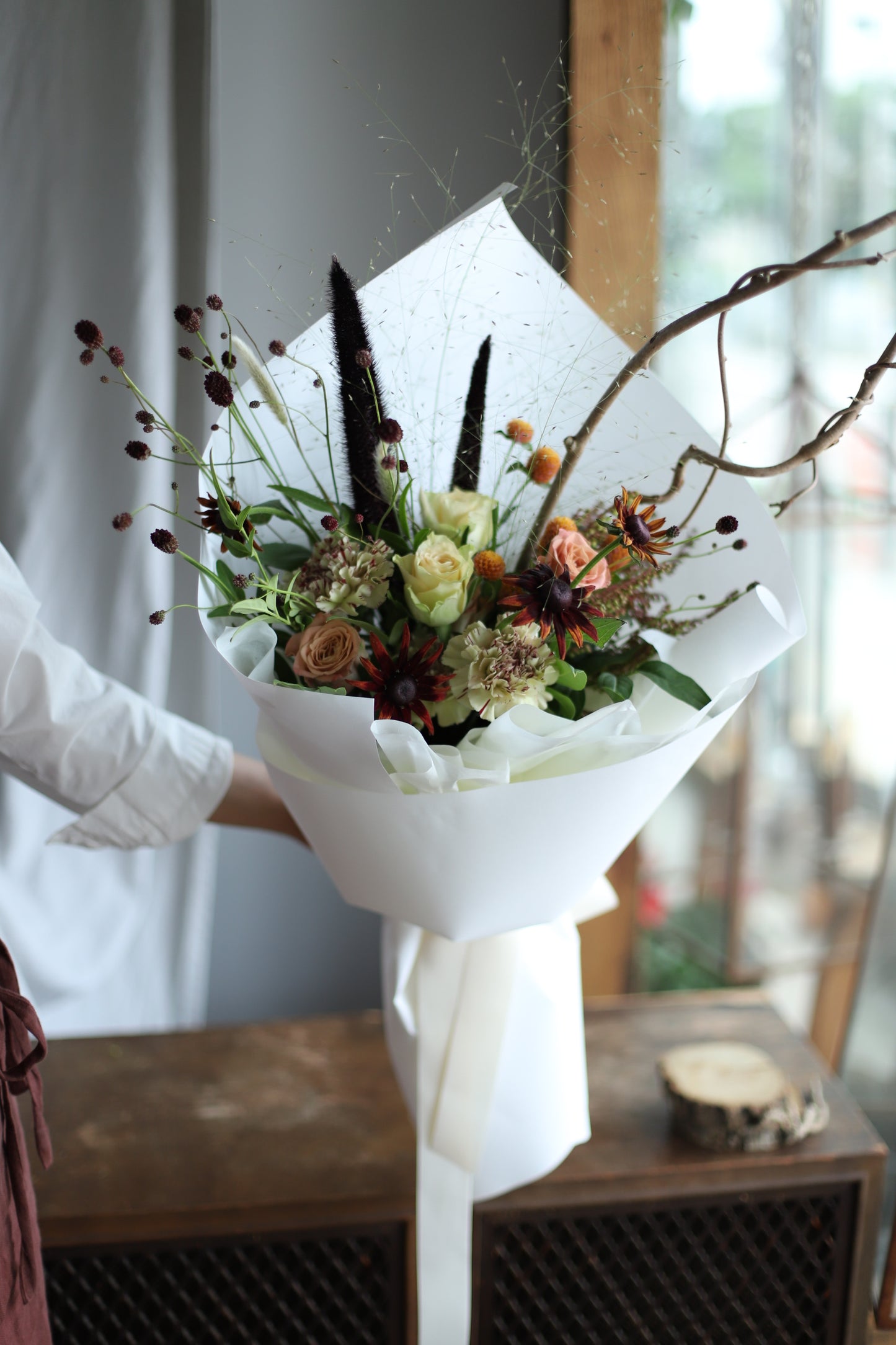 <Selection> Wrapped Bouquet -  Multicolored