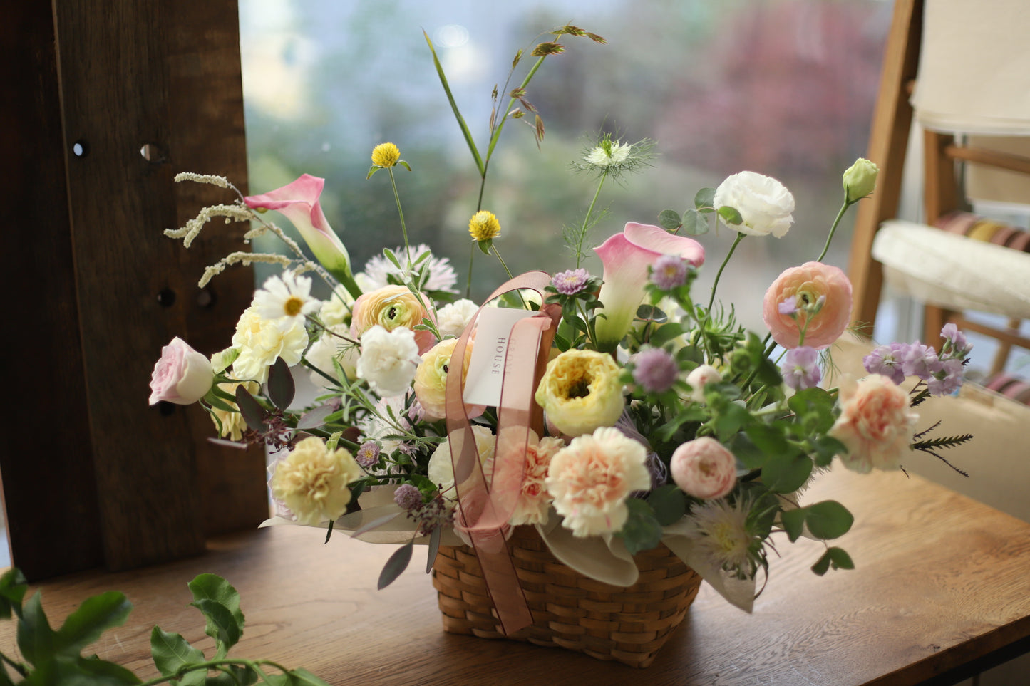 <Selection> Flower Basket - Yellow