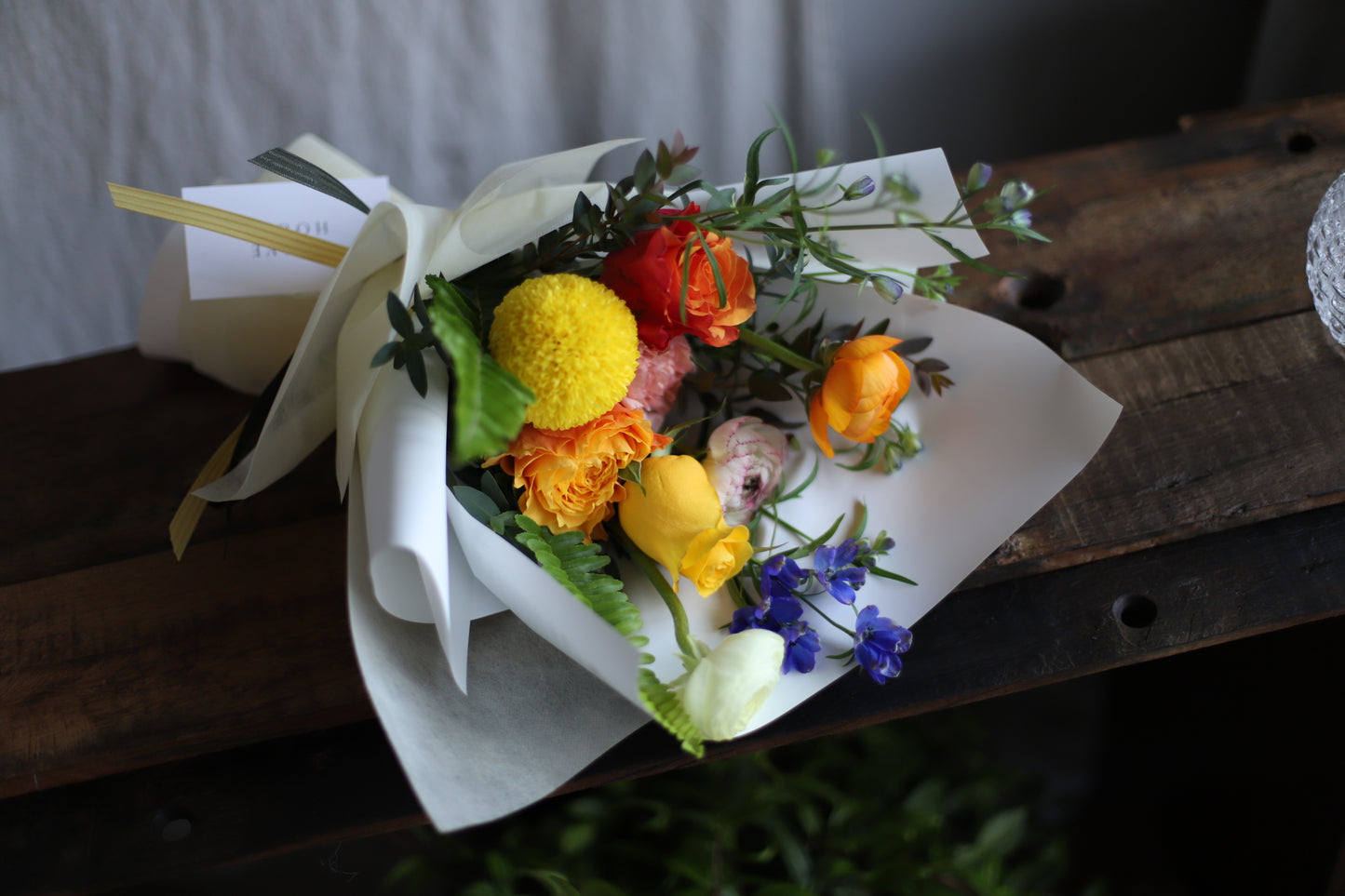 <Selection> Wrapped Bouquet -  Multicolored