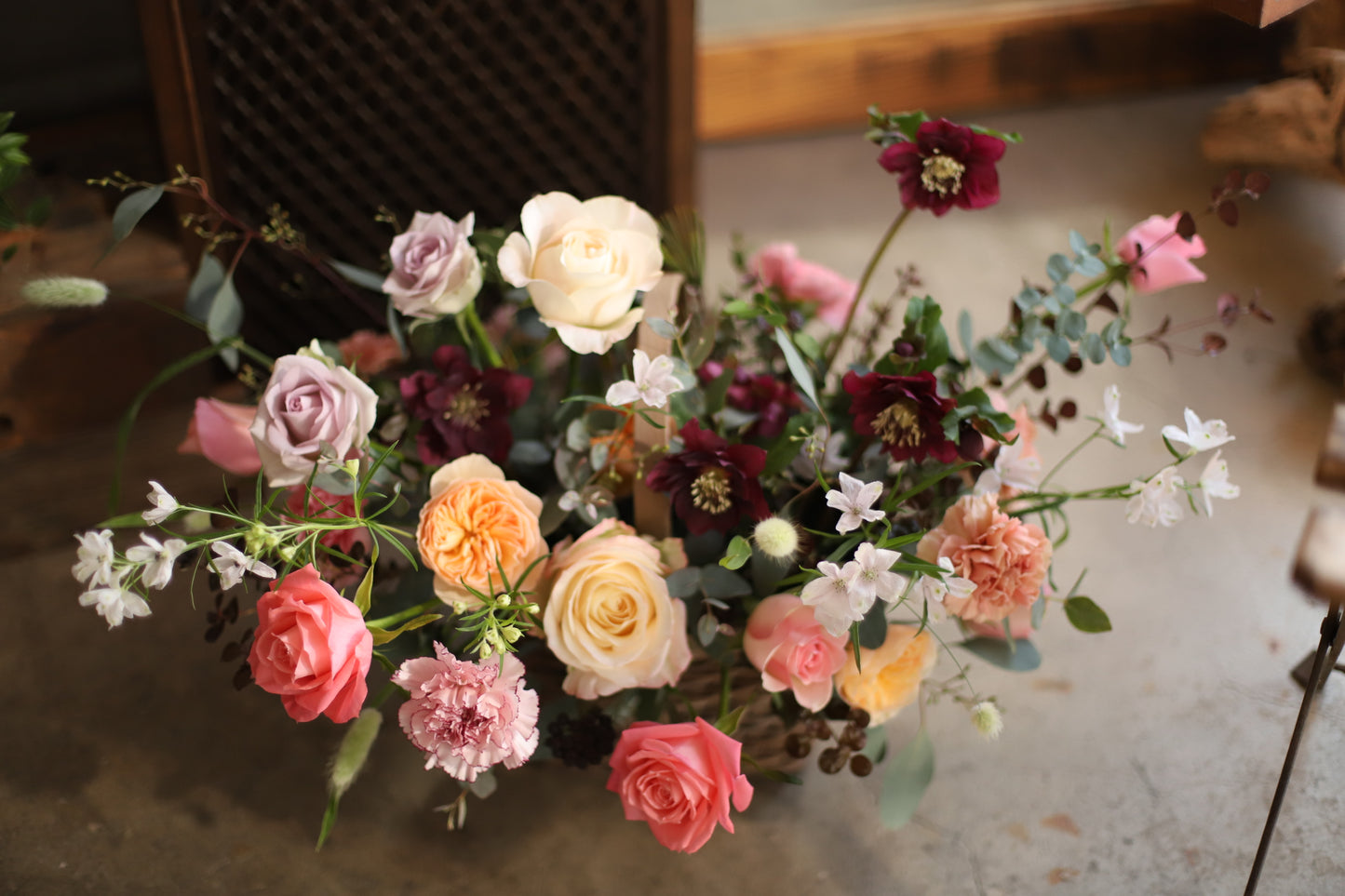 <Selection> Flower Basket - Orange