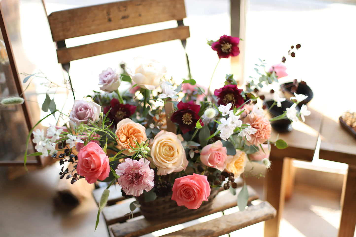 <Selection> Flower Basket - Orange