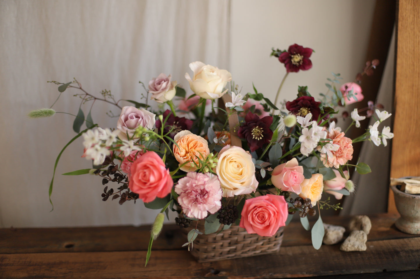 <Selection> Flower Basket - Orange