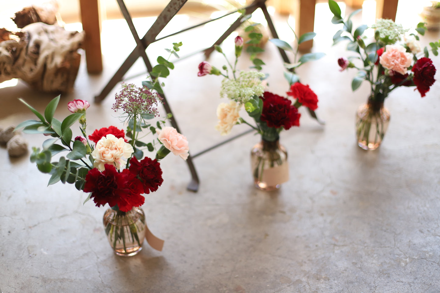 Designer's Choice | Stunning Fresh Flower Vase Arrangement in Vibrant Red