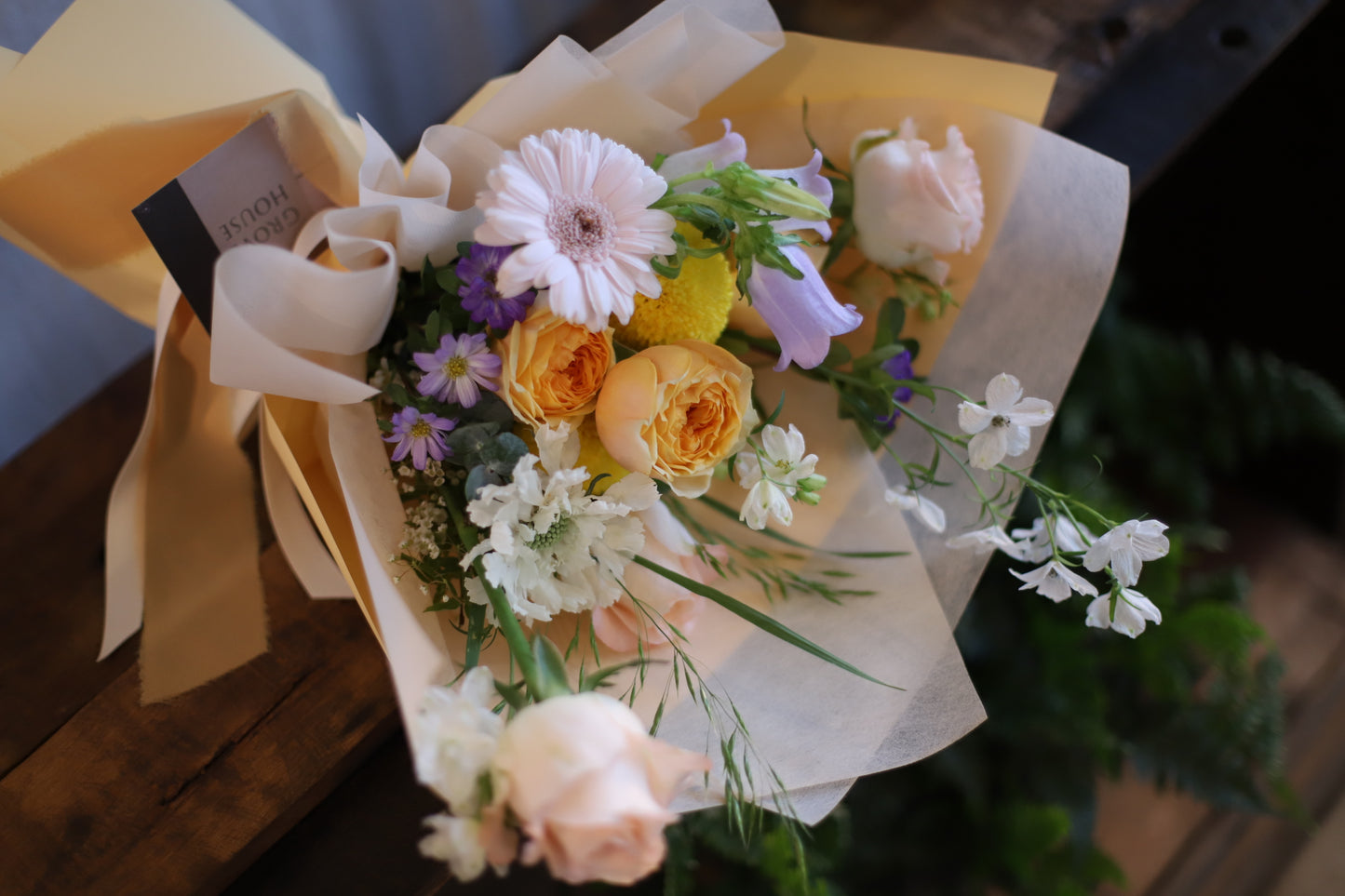 <Selection> Wrapped Bouquet -  Multicolored