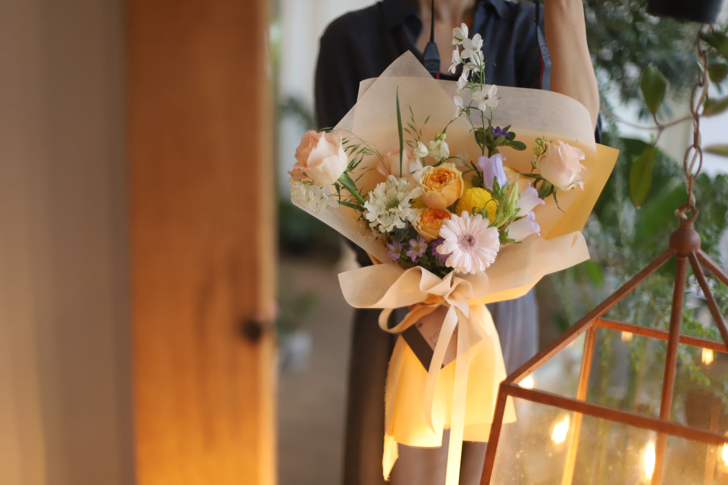 <Selection> Wrapped Bouquet -  Multicolored