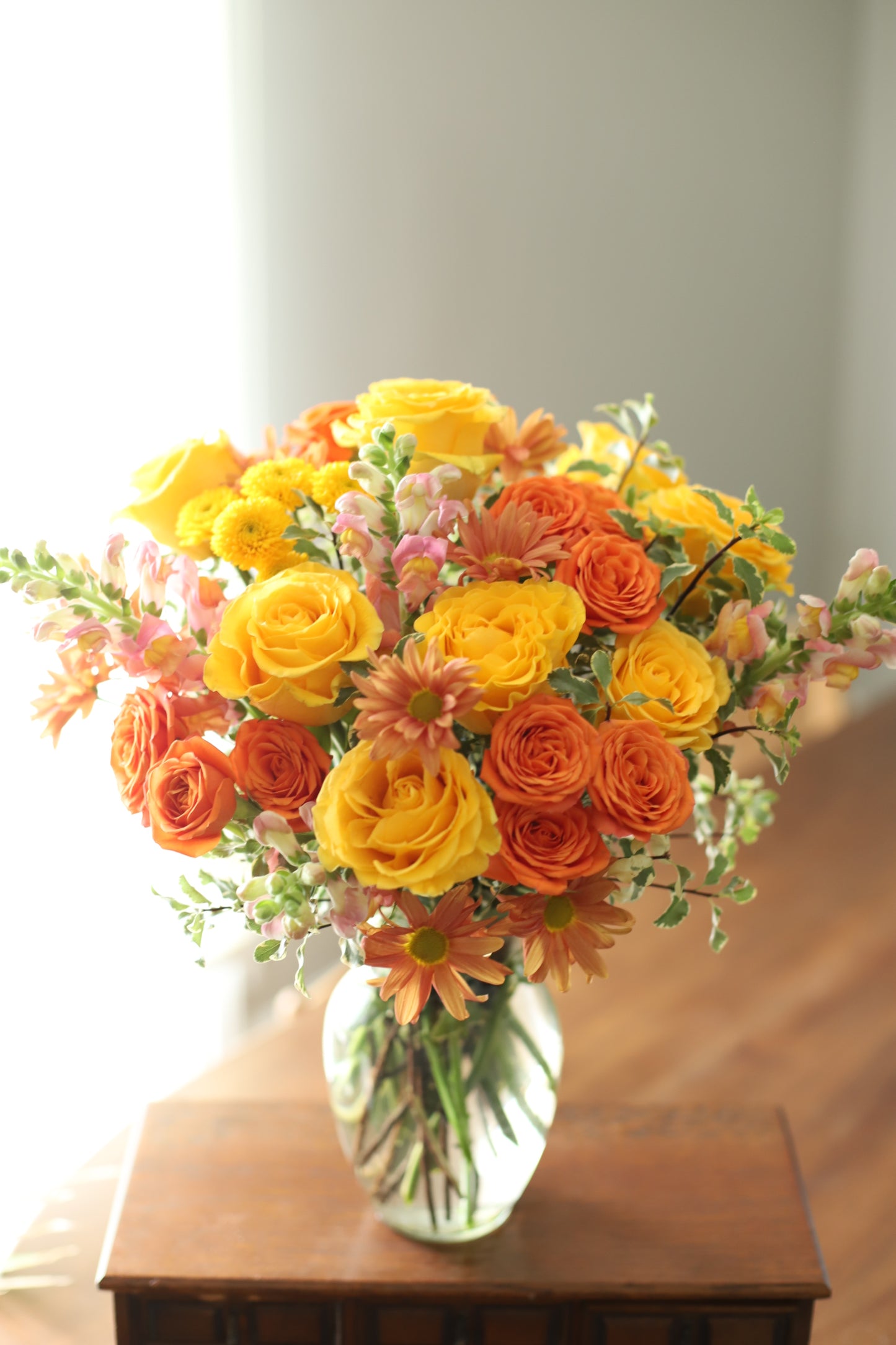 Citrus Bloom Serenade Bouquet in Orange and Yellow