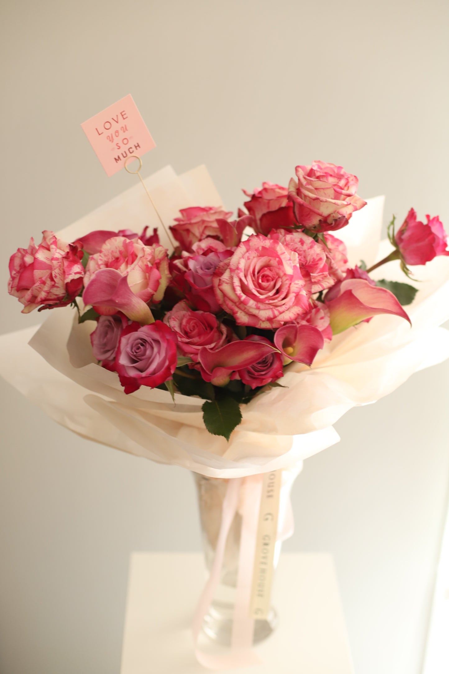 Valentine's Day Designer's Choice Bouquet (Complimentary Vase)