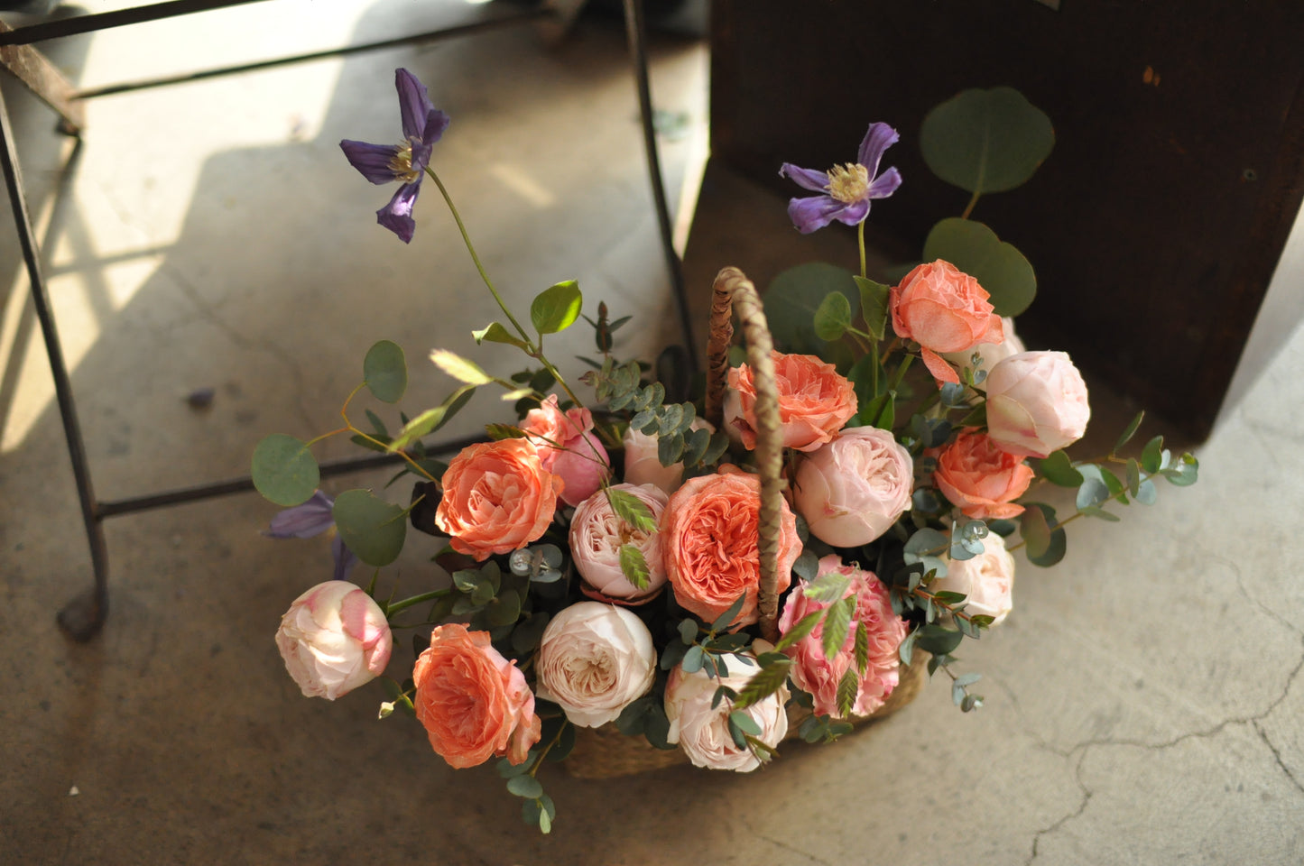 <Selection> Flower Basket - Orange