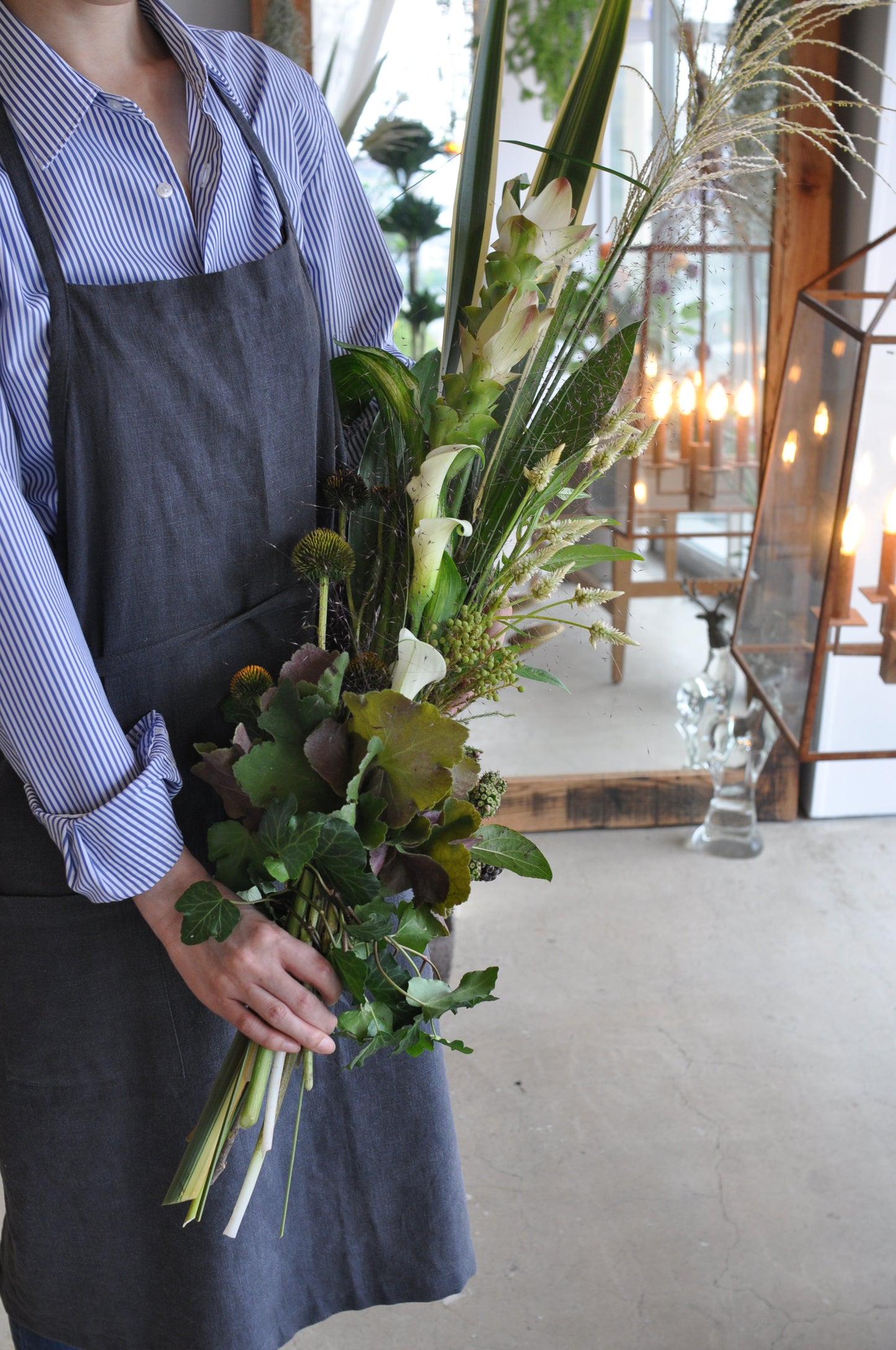 <Selection> Wrapped Bouquet - White and Pastel