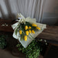 <Selection> Wrapped Bouquet - Yellow