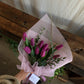 <Selection> Wrapped Bouquet  - Pink and Purple