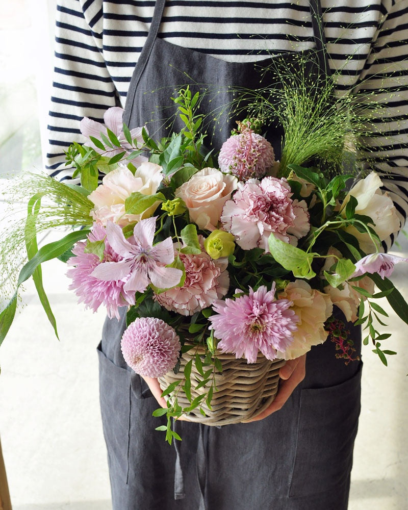 <Selection> Flower Basket - Pink