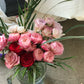 <Selection> Fresh Flower Vase Arrangement - Pink