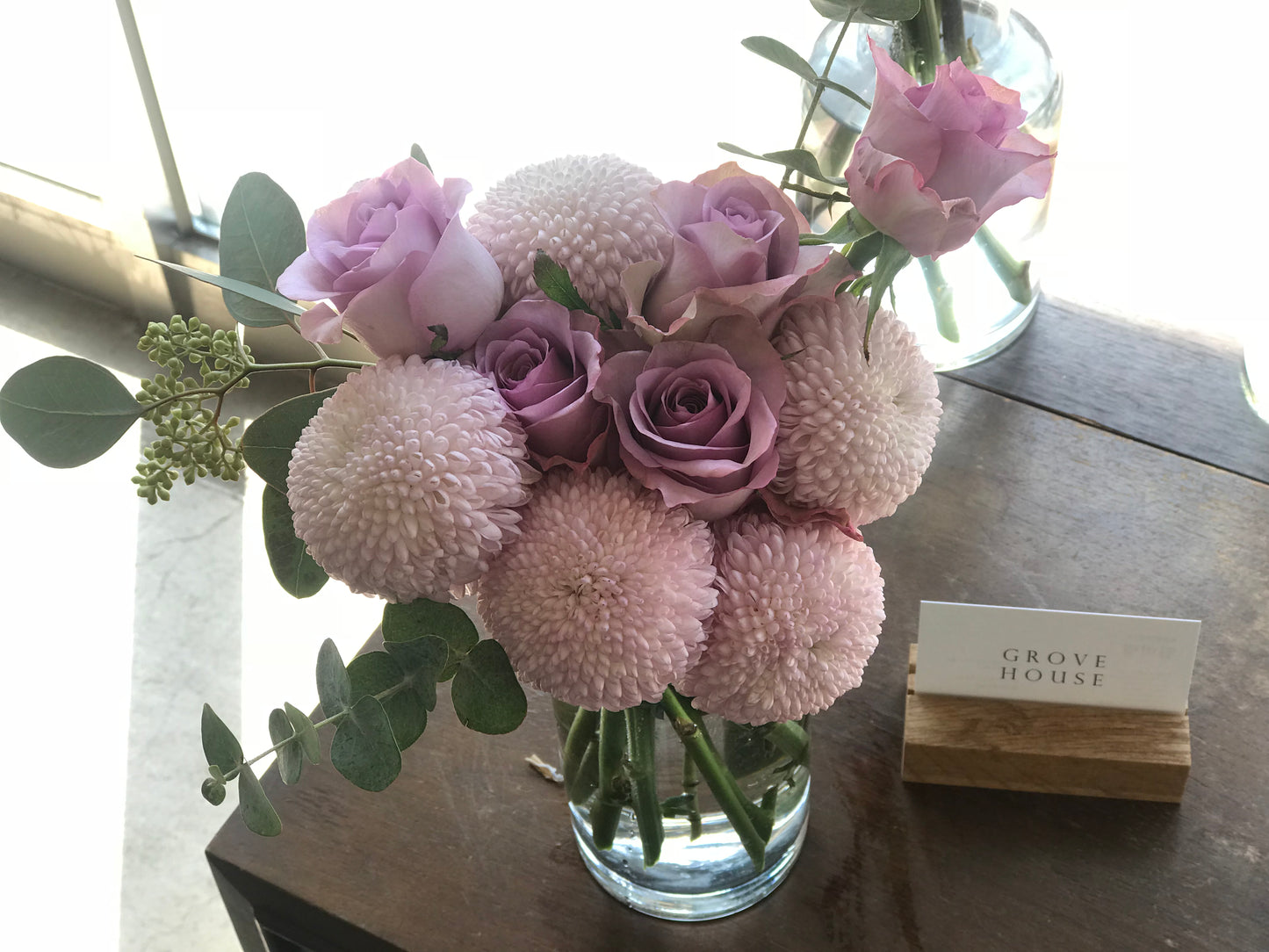 <Selection> Fresh Flower Vase Arrangement - Pink