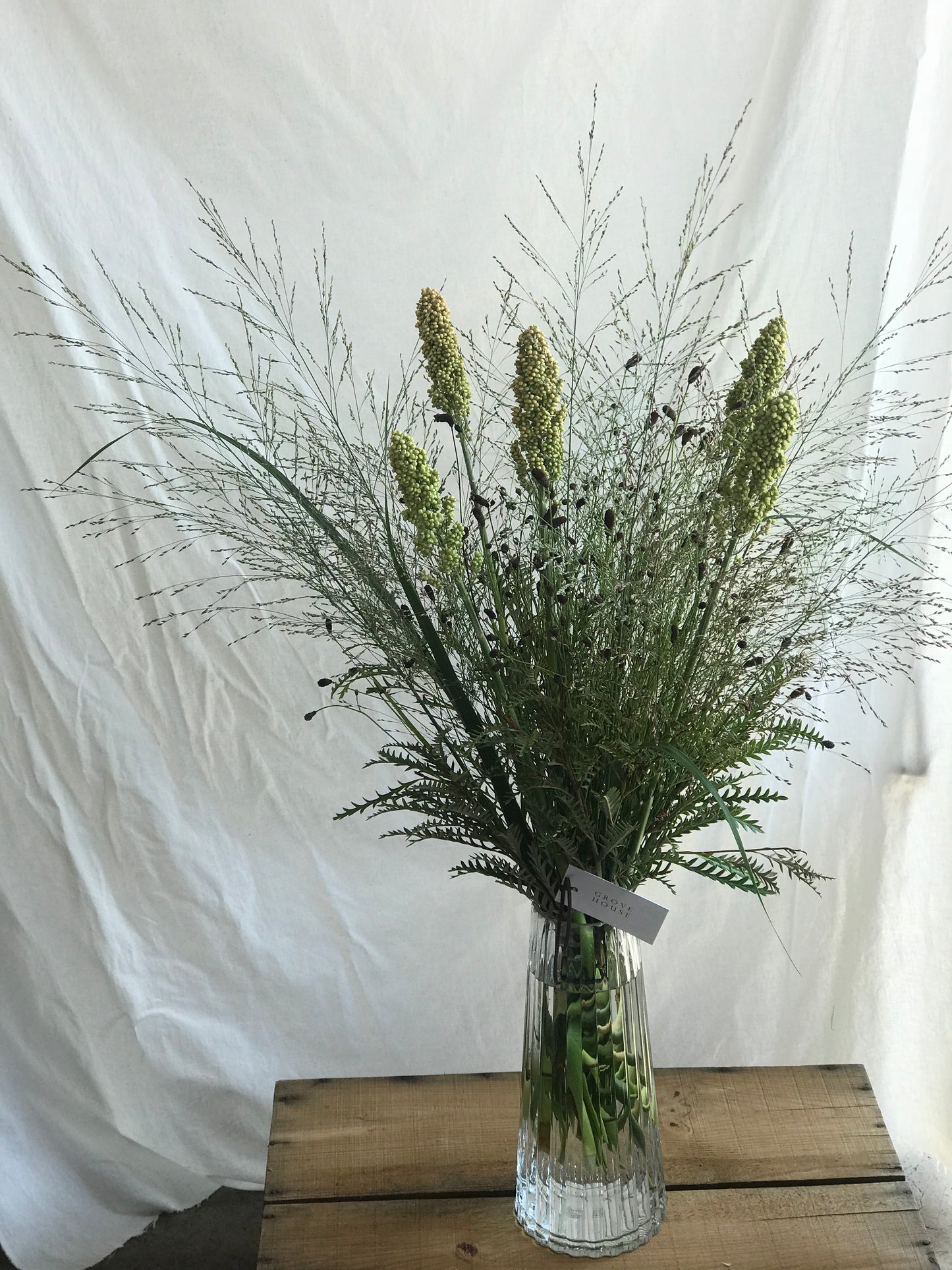 <Designer's choice> Vase Arrangement - blend of White to delicate pastel hues