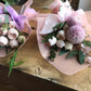 <Selection> Wrapped Bouquet  - Pink and Purple