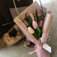 <Selection> Wrapped Bouquet  - Pink and Purple