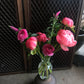 <Selection> Fresh Flower Vase Arrangement - Pink