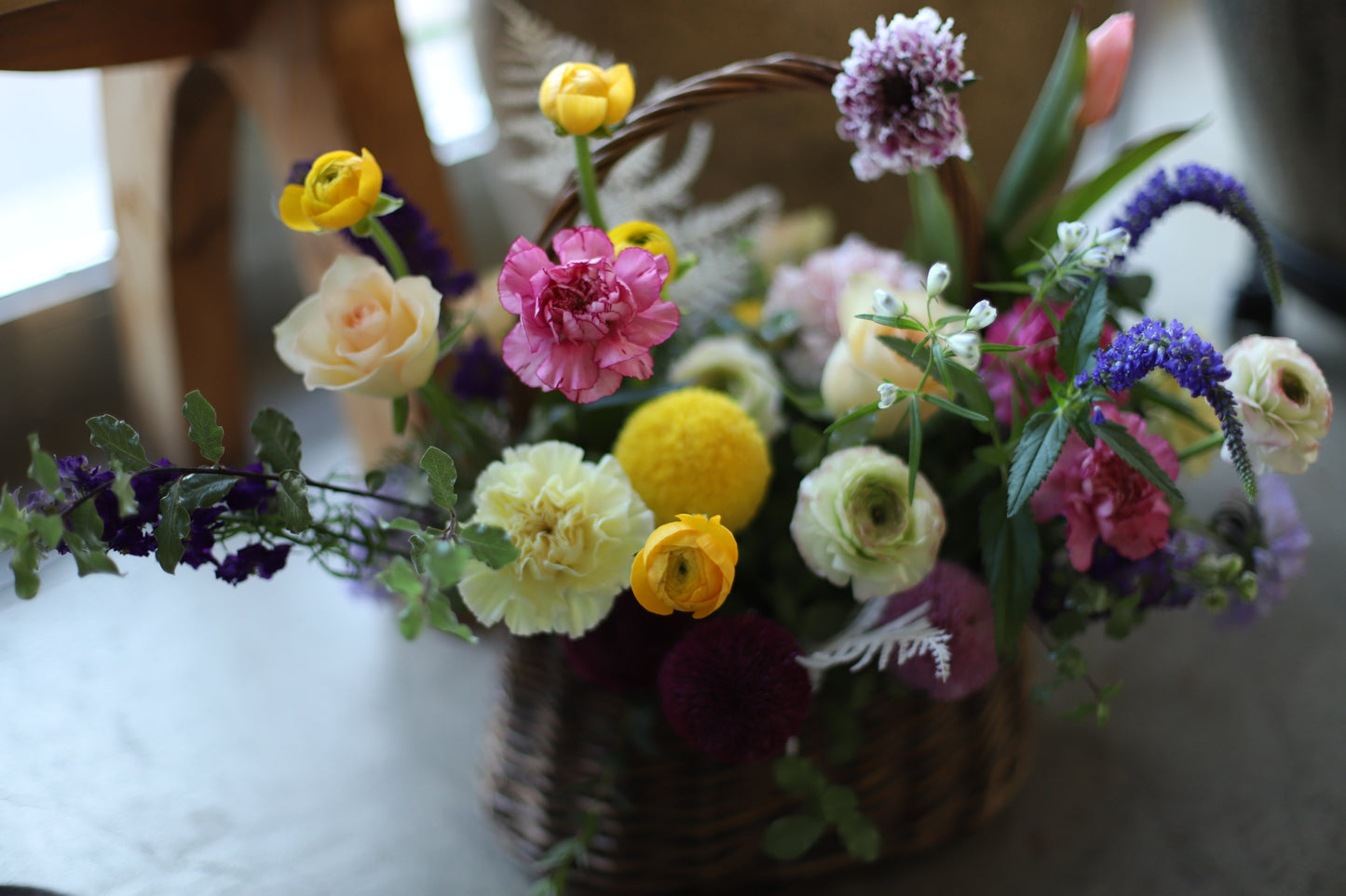 <Selection> Flower Basket - Multicolored