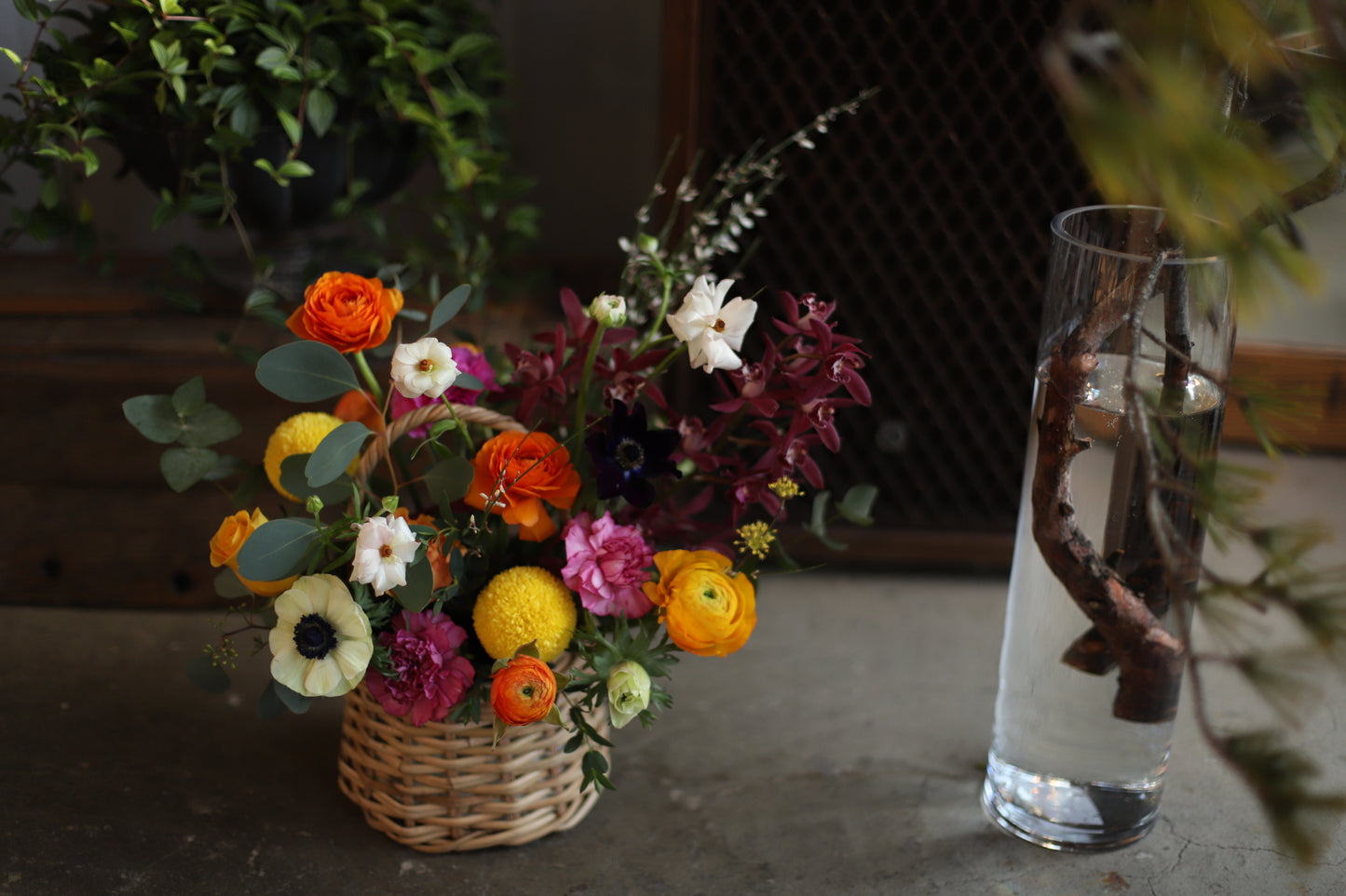 <Selection> Flower Basket - Multicolored