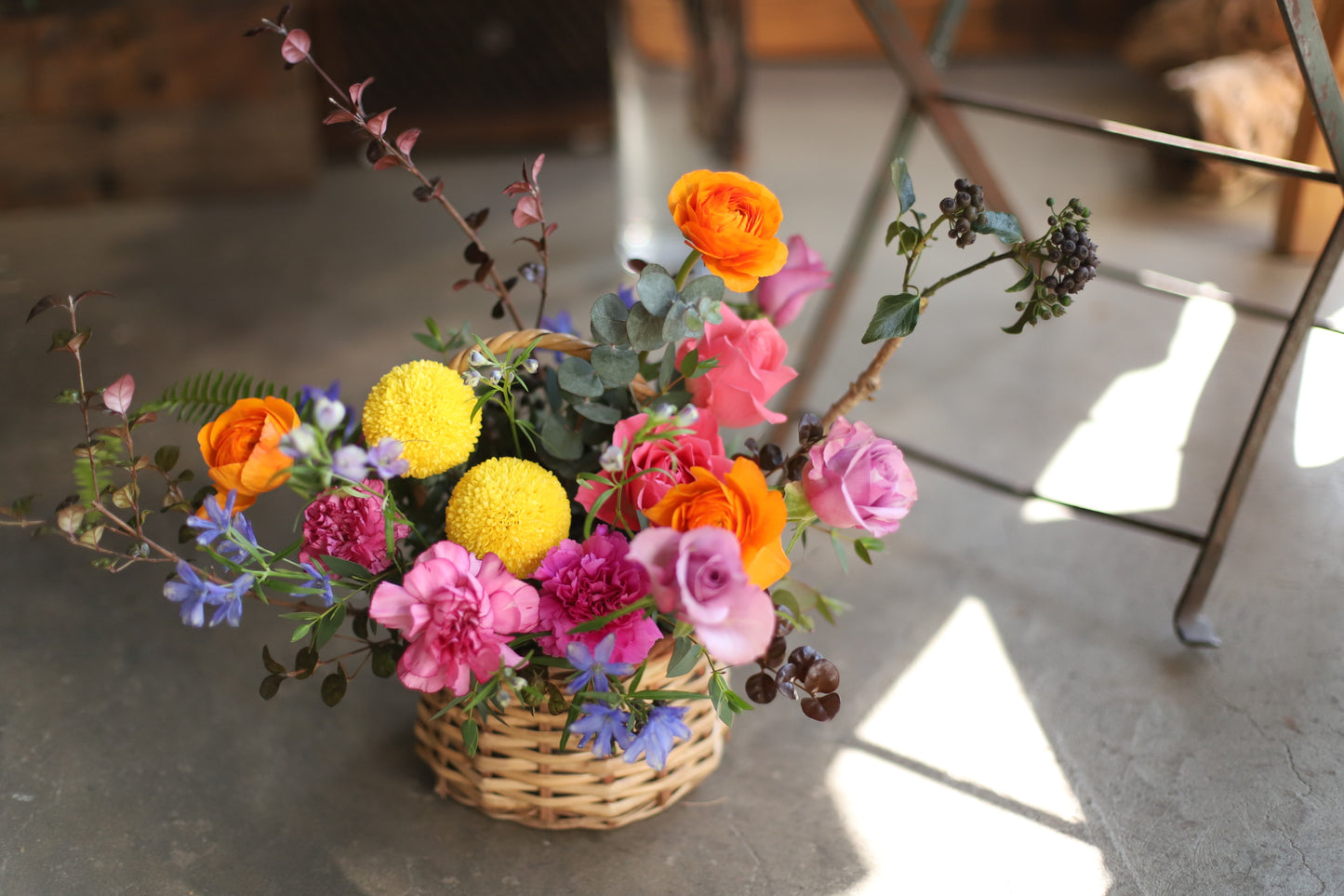 <Selection> Flower Basket - Multicolored