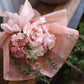 <Selection> Wrapped Bouquet  - Pink and Purple