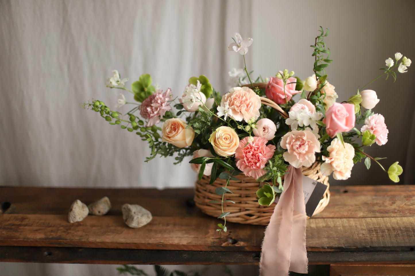 <Selection> Flower Basket - Pink