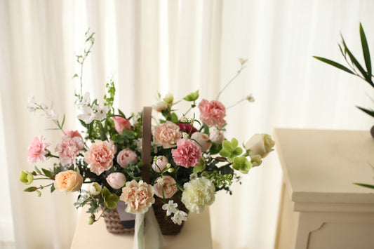 <Selection> Flower Basket - Pink