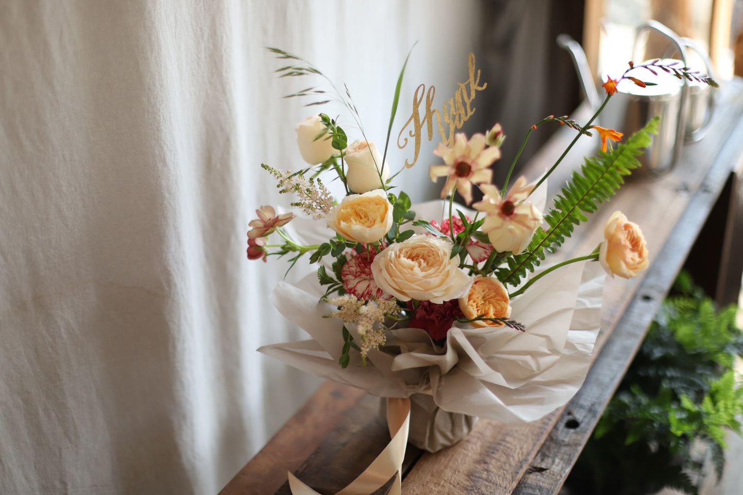 <Designer's choice> Vase Arrangement - blend of White to delicate pastel hues