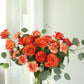 Sun-Kissed Splendor: Orange Roses and Carnations Collection | Bloom Bright with GROVE HOUSE