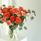 Sun-Kissed Splendor: Orange Roses and Carnations Collection | Bloom Bright with GROVE HOUSE