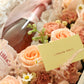 Peach Flowers and Wine Gift Box: Romantic Floral Gifts | GROVE HOUSE