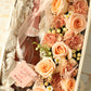 Peach Flowers and Wine Gift Box: Romantic Floral Gifts | GROVE HOUSE