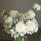 Hanukkah Flowers in White and Blue