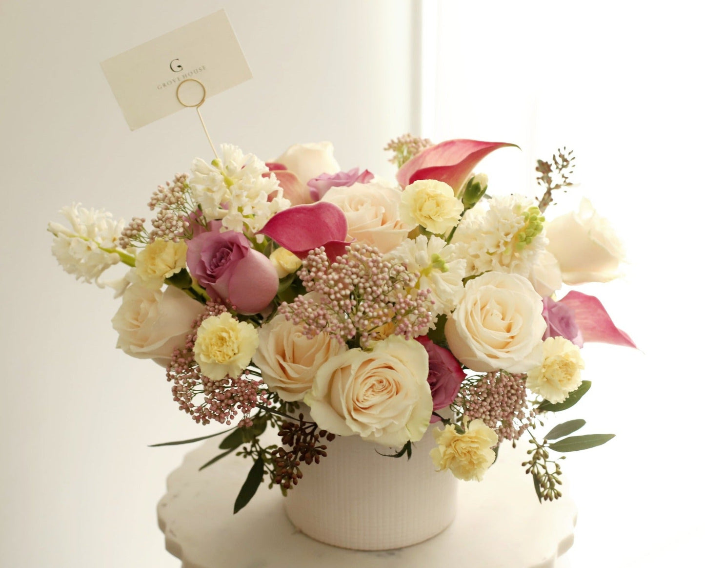 Designer's Choice |  Flower Arrangement in Pastels